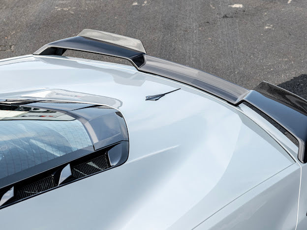 2020+ CORVETTE C8 Z51 | REAR TRUNK SPOILER *ADD-ON* WICKER EXTENSION PAIR