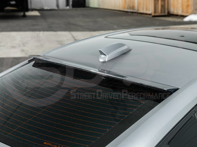 2020-Present Cadillac CT5 / CT5-V / CT5-V Blackwing | SDP Performance Style CARBON FIBER Rear Window Top Roof Spoiler Wing