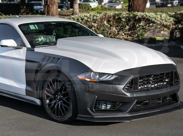 2018-2023 FORD MUSTANG GT500 KR STYLE FRONT SIDE VENTED FENDERS PAIR