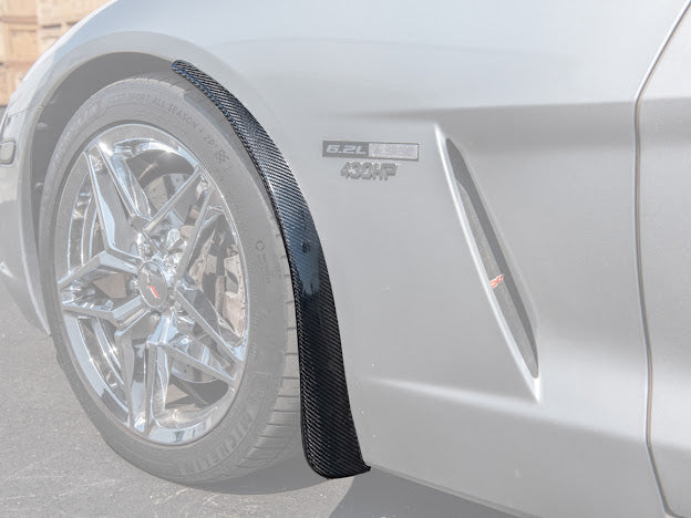 2005-2013 CHEVROLET CORVETTE C6 BASE FRONT AND REAR SPLASH GUARDS MUD FLAPS