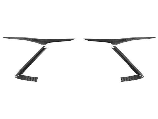 2023+ CHEVROLET CORVETTE C8 Z06/ E-RAY | CARBON FIBER SIDE FENDER VENT DOOR HANDLE TRIM PAIR