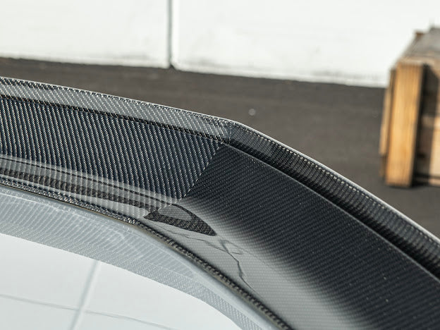 2016-2019 Cadillac ATS-V Sedan  | Wickerbill Trunk Spoiler Wing Carbon Fiber
