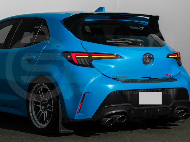 2019-UP COROLLA HATCHBACK GR SEQUENTIAL SIGNAL LED CLEAR REAR TAILLIGHTS PAIR