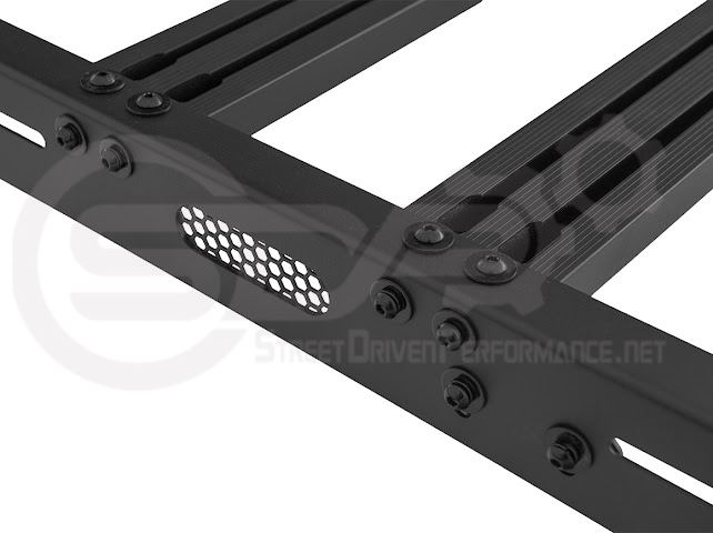 2016-2023 Toyota Tacoma | Extreme Off-Road Version 2 Carbon Steel Black Top Roof Rack Cargo Luggage Carrier