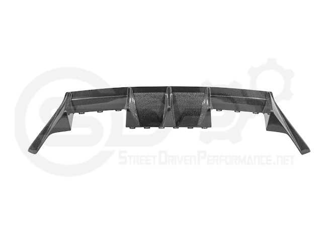 2023-UP BMW G87 M2 | M-SPORT PERFORMANCE V2 STYLE CARBON FIBER REAR BUMPER DIFFUSER