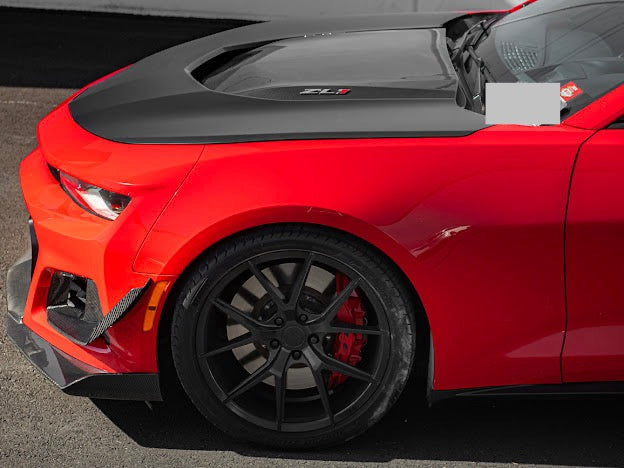2017-UP CAMARO ZL1 1LE FRONT AIR DUCT BEZELS & CANARDS DIVE PLANES