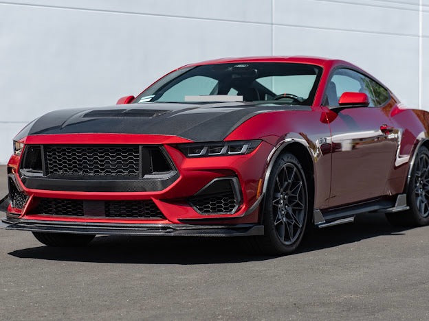 2024-UP MUSTANG S650 | CARBON FIBER FRONT LIP EXTENSION SPLITTER GROUND EFFECTS