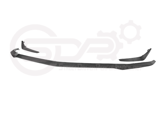 2020-PRESENT CADILLAC CT4-V BLACKWING SEDAN | CARBON FIBER FRONT LIP SPLITTER CANARDS WINGLETS & SIDE SKIRTS ROCKER PANELS GROUND EFFECTS