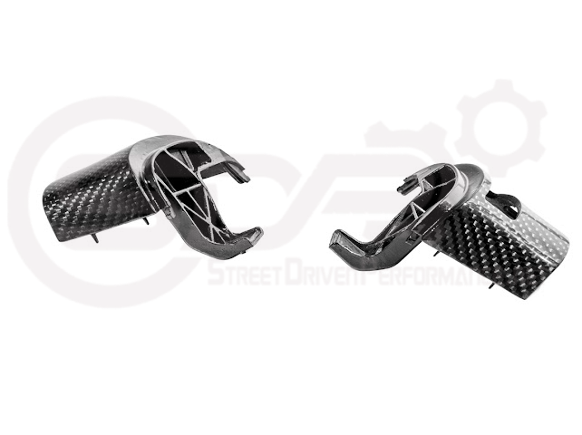 2005-2013 CHEVROLET CORVETTE C6 | SDP PERFORMANCE CARBON FIBER STEERING WHEEL BUTTON COVER REPLACEMENT PAIR