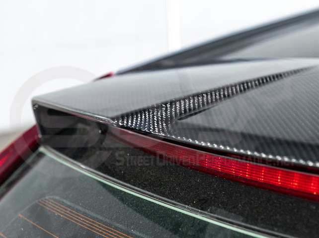 *IMPERFECTION / DISCOUNTED* 2009-2015 Cadillac CTS-V V2 Wagon - Carbon Fiber Trunk Lid Spoiler / Wing