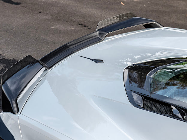 2020+ CORVETTE C8 Z51 | REAR TRUNK SPOILER *ADD-ON* WICKER EXTENSION PAIR
