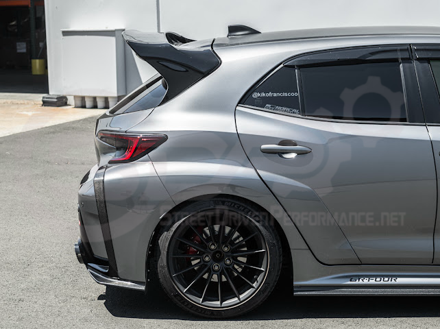 2023-UP GR COROLLA | JDM VRS STYLE REAR BUMPER GARNISH EXTENSION