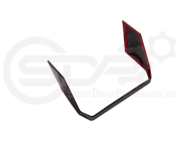 2024-Up Tesla Cybertruck | Interior DRY Carbon Fiber Rear Display Lower Trim Cover