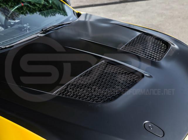 2018-2023 FORD MUSTANG S550 | GTD STYLE ALUMINUM FRONT AIR VENTED HOOD