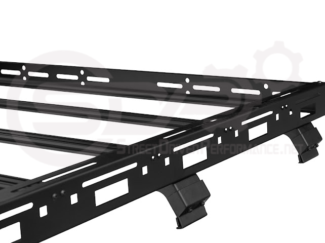 2018-UP JEEP WRANGLER JL & 2020-PRESENT JEEP GLADIATOR JT | CARBON STEEL BLACK TOP ROOF CARGO RACK (FULL & HALF LENGTH)
