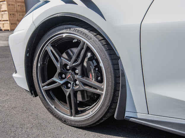 2020+ CHEVROLET CORVETTE C8 CARBON FIBER SIDE WHEEL FENDER PAIR