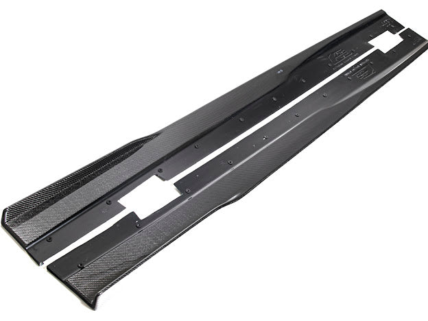 2008-09 PONTIAC G8 CARBON FIBER FRONT SPLITTER & SIDE SKIRTS GROUND EFFECTS