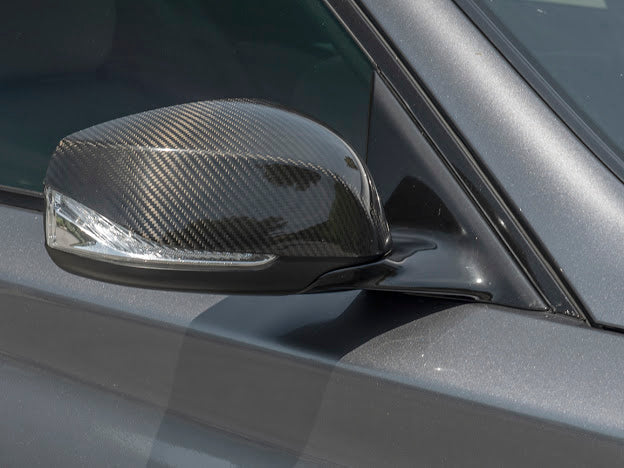 2014-Up Infiniti Q50 Q60 Q70 QX30 Factory CARBON FIBER Side Mirror Covers Pair