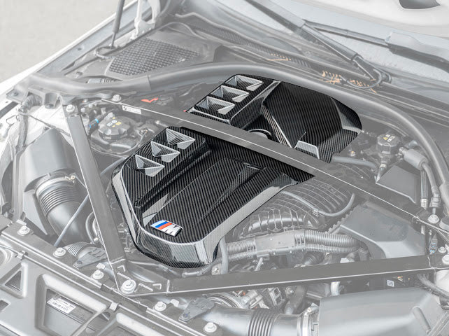 2023-UP BMW G87 M2 | Factory Style Carbon Fiber Front Engine Cover Replacement