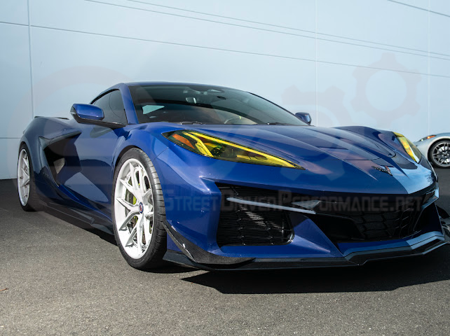 2023-UP CORVETTE C8 Z06, E-RAY, ZR1 | Z07 PERFORMANCE PACKAGE CARBON FIBER FRONT BUMPER SIDE CANARDS DRIVE PLANES PAIR