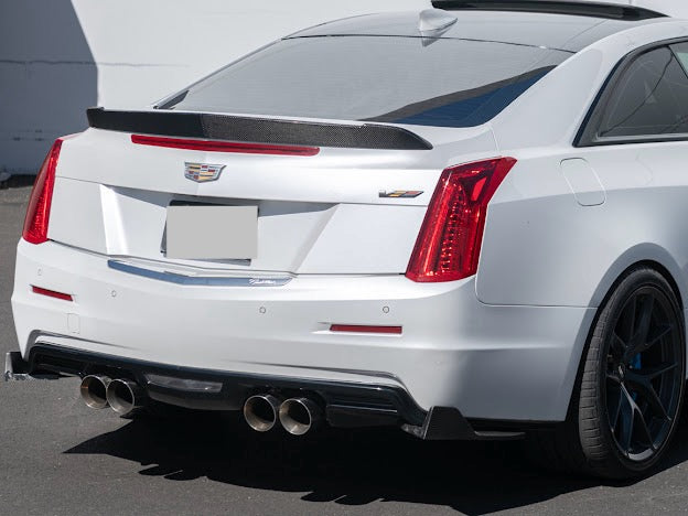 2016-2019 Cadillac ATS-V COUPE  | SDP Package Carbon Fiber Trunk Spoiler Wing