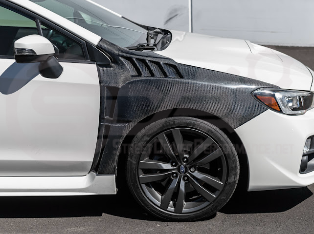 2015-2021 SUBARU WRX / STI | JDM STYLE CARBON FIBER SIDE VENTED FENDERS (PAIR)