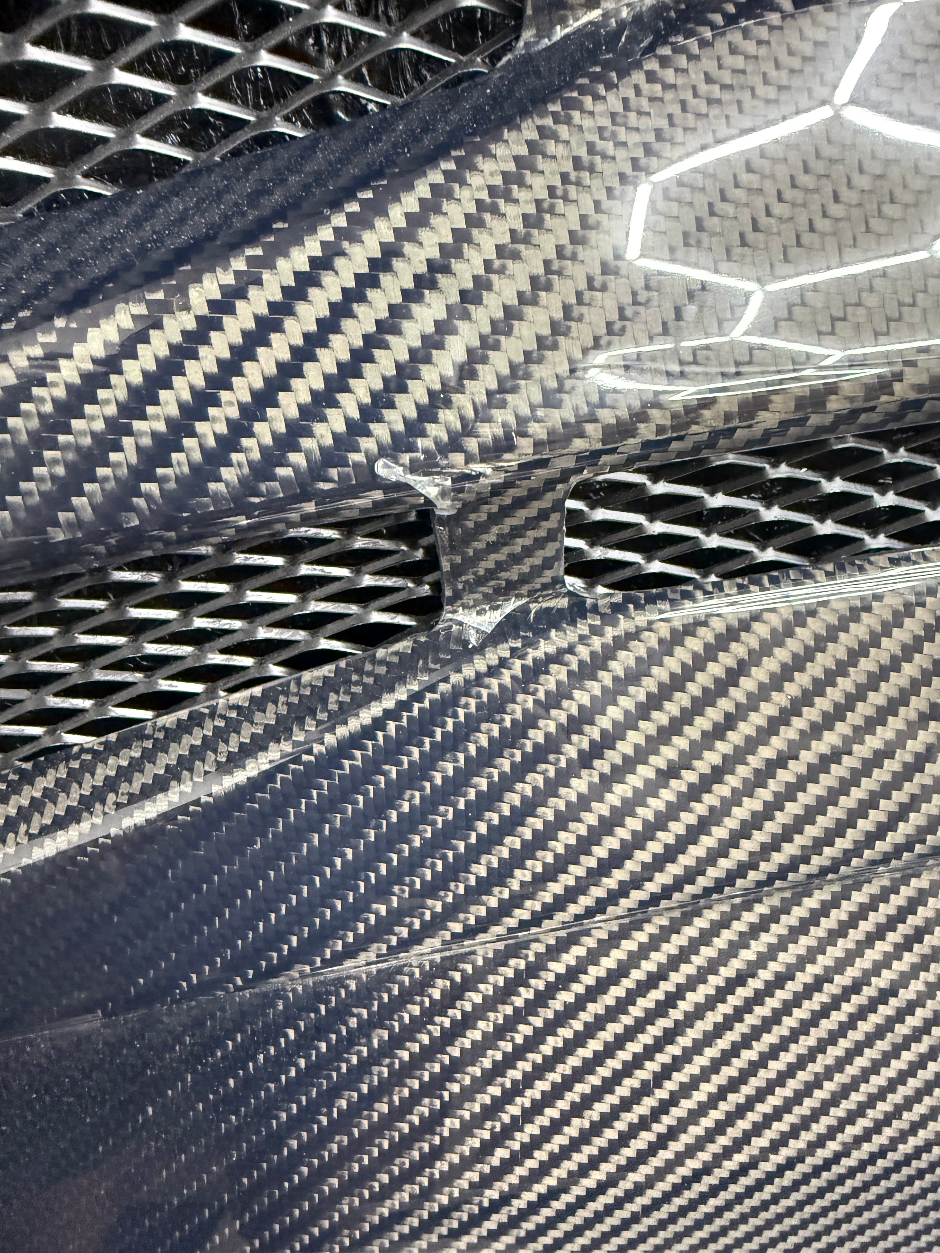 *IMPERFECTION/ DISCOUNTED* 2019-2020 Cadillac CT6  | Aggressive Style Carbon Fiber Vented Hood (All Models)