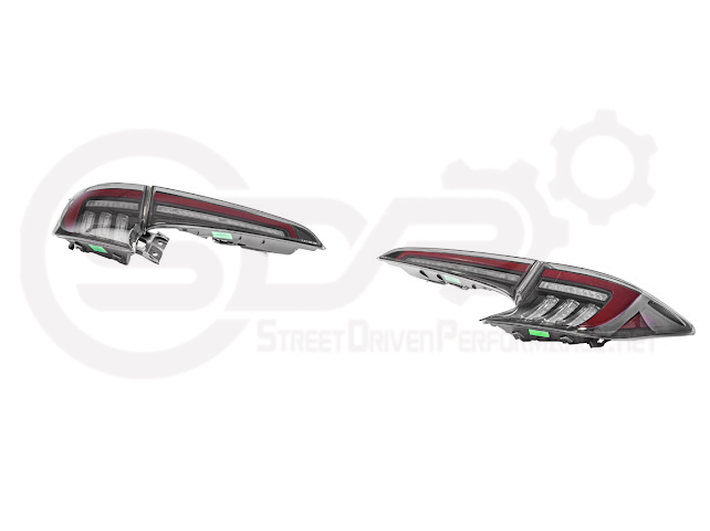 2019-UP COROLLA HATCHBACK GR SEQUENTIAL SIGNAL LED CLEAR REAR TAILLIGHTS PAIR