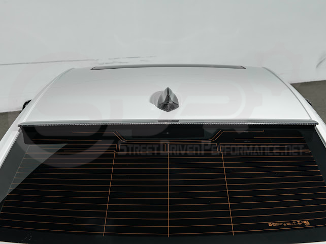2020-Up Cadillac CT4 / CT4-V / CT4-V Blackwing | SDP Performance Style Carbon Fiber Rear Roof Top Window Spoiler Wing