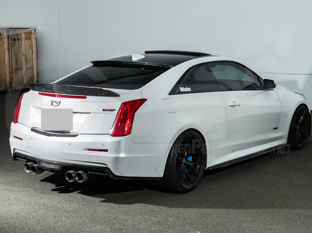 2013-2018 Cadillac ATS ATS-V Coupe | Carbon Fiber Rear Roof Top Window Spoiler Wing