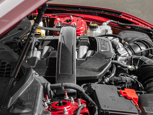 2024-Up Ford Mustang S650 GT & Dark Horse | CARBON FIBER 5.0L Engine Valve Cover