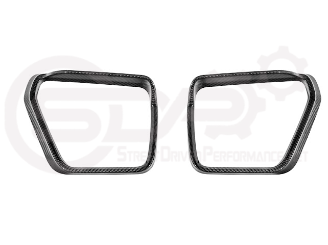 2021-UP FORD F-150 | CARBON FIBER FACTORY STYLE SIDE MIRROR FRAMES PAIR