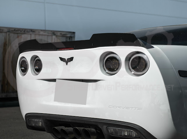 2005-2013 Corvette C6 | ZR1 Extended Style Rear Wing Wickerbill Spoiler (Matte or Gloss Black)