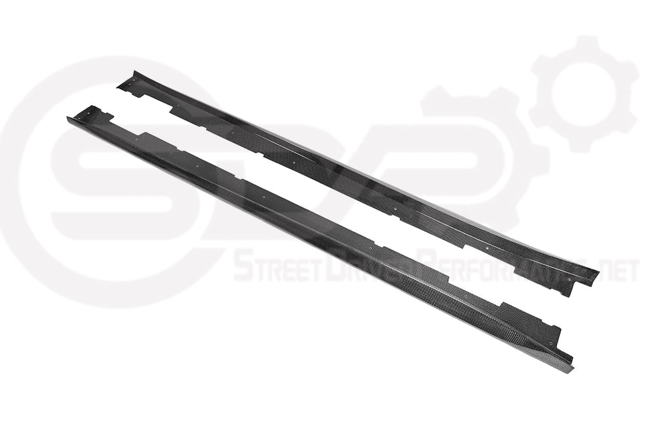 2016-2019 Cadillac CTS-V V3 - Factory Style Carbon Fiber Side Skirts Rocker Panels Ground Effects