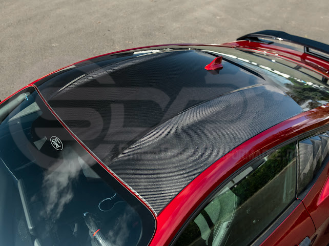 2015-Up Ford Mustang S550 & S650 Coupe | Factory Style Dry CARBON FIBER Tape-On Top Roof Panel Cover