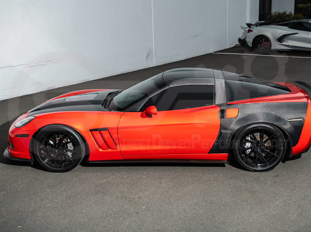 2005-2013 C6 Corvette - Carbon Fiber B-Pillar / Halo Cover