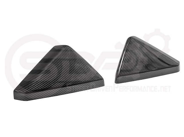 2024-Up Tesla Cybertruck | Factory Style Carbon Fiber Side Mirror Covers Pair