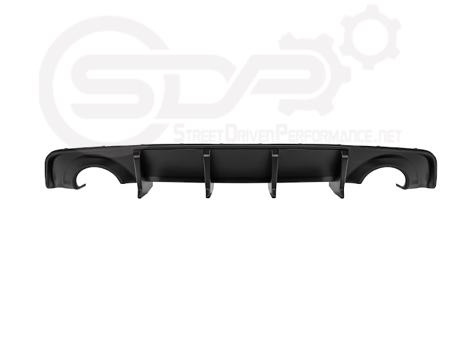 2020-UP DODGE CHARGER WIDEBODY | SRT PERFORMANCE TRACK STYLE REAR BUMPER DIFFUSER