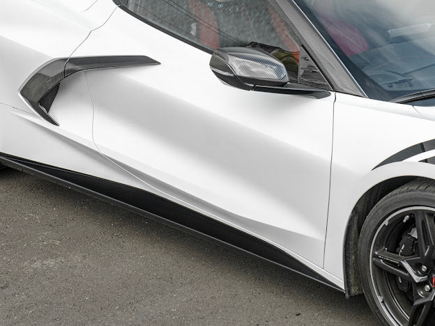 2020+ CHEVROLET CORVETTE C8 | SDP PERFORMANCE STYLE SIDE SKIRTS ROCKER PANELS GROUND EFFECTS