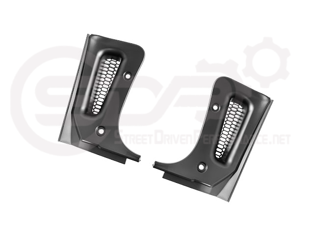 2023-UP CORVETTE C8 E-RAY, Z06, & ZR1 | XL EXTENDED REAR MUD FLAPS SPLASH GUARD PAIR