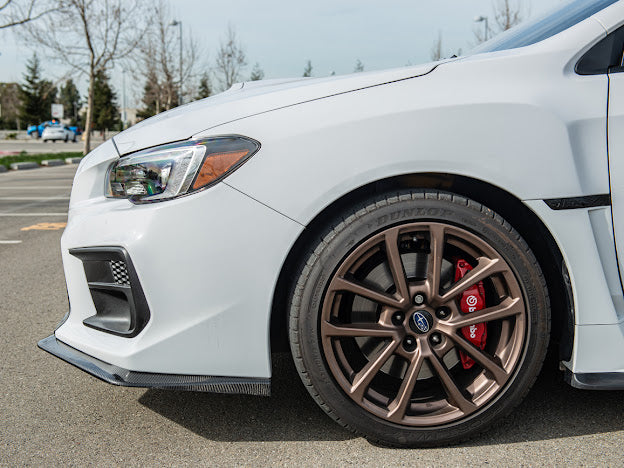 2018-2021 SUBARU WRX / STI | HT STYLE CARBON FIBER FRONT SPLITTER LIP GROUND EFFECT