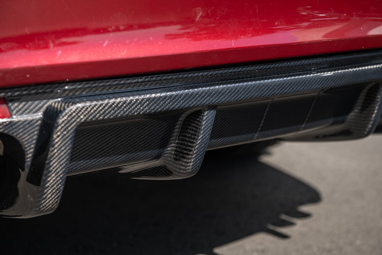 *IMPERFECTION / DISCOUNTED* 2008-2009 PONTIAC G8 CARBON FIBER GXP STYLE REAR DIFFUSER