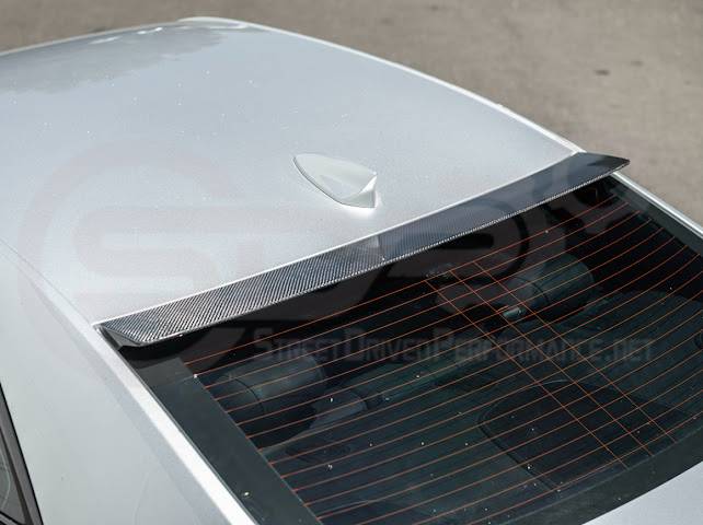 2013-2018 Cadillac ATS ATS-V Sedan | Carbon Fiber Rear Roof Top Window Spoiler Wing