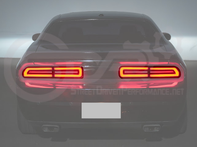 2008-2014 Dodge Challenger | Facelift Sequential Signal LED Smoke Rear Taillights Pair