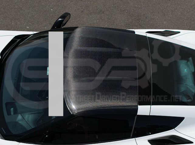 2014-2019 C7 Chevrolet Corvette | Dry Carbon Fiber Tape On Roof Side Molding Trim Cover