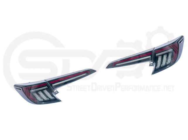 2019-UP COROLLA HATCHBACK GR SEQUENTIAL SIGNAL LED CLEAR REAR TAILLIGHTS PAIR