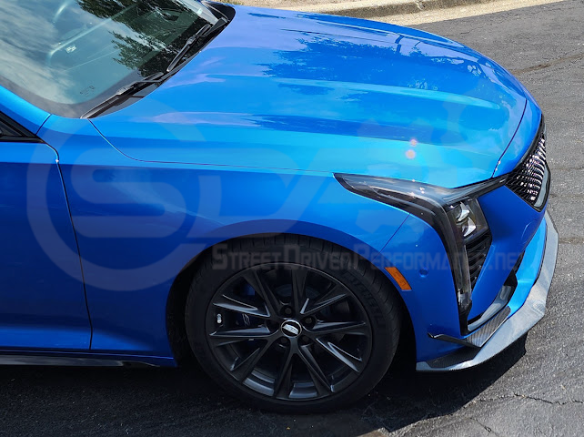 2025-Up Cadillac CT5-V | SDP Performance Package Add On Front Side Bumper Canards Pair