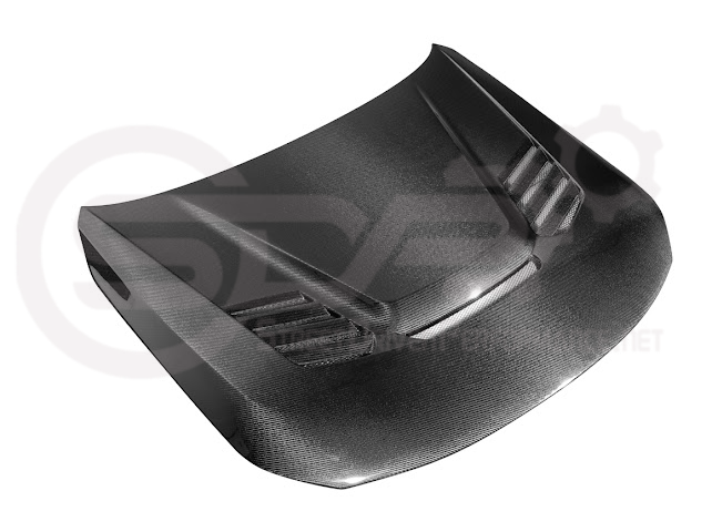 2023-Up BMW G87 M2 | V Style CARBON FIBER Front Vented Heat Extraction Hood