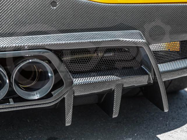 2023-UP CHEVROLET CORVETTE C8 Z06 | SDP PERFORMANCE PACKAGE CARBON FIBER REAR BUMPER FINNED DIFFUSER