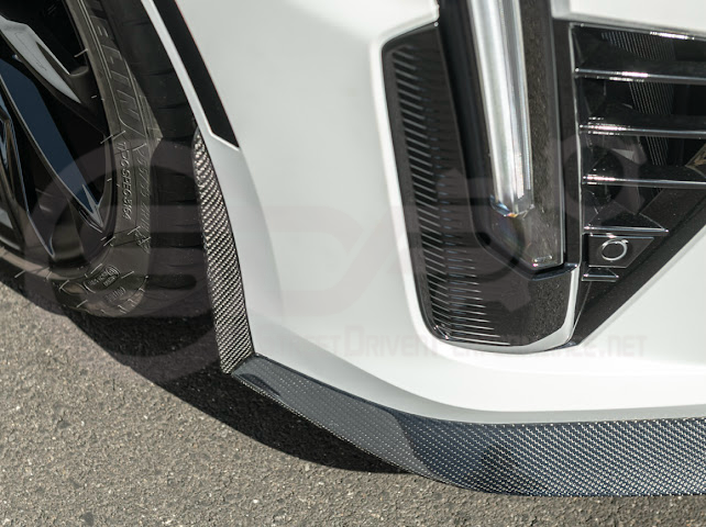 2020-Up Cadillac CT4-V Blackwing | CARBON FIBER Front Splitter Side Wheel Arches Pair